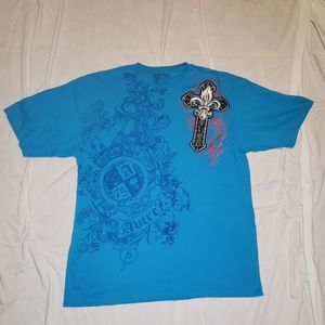 Avirex Embellished Cross Short Sleeve t-shirt